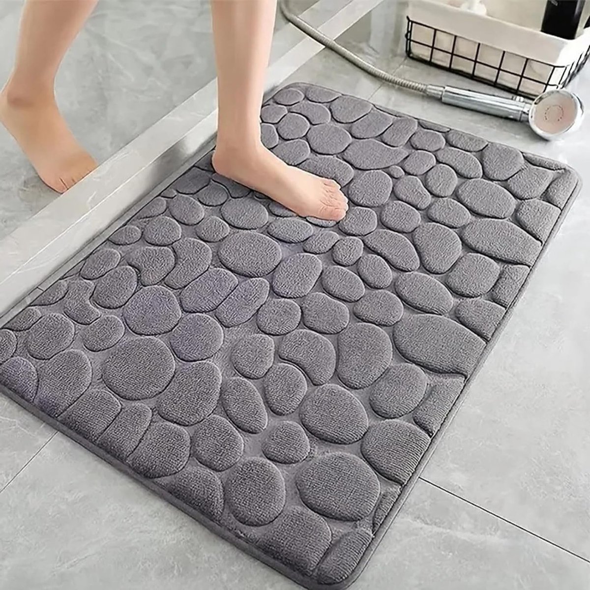 Zachte en Comfortabele Badmat 50x80cm, Super Waterabsorberend, Antislip en Wasbaar, Ideaal