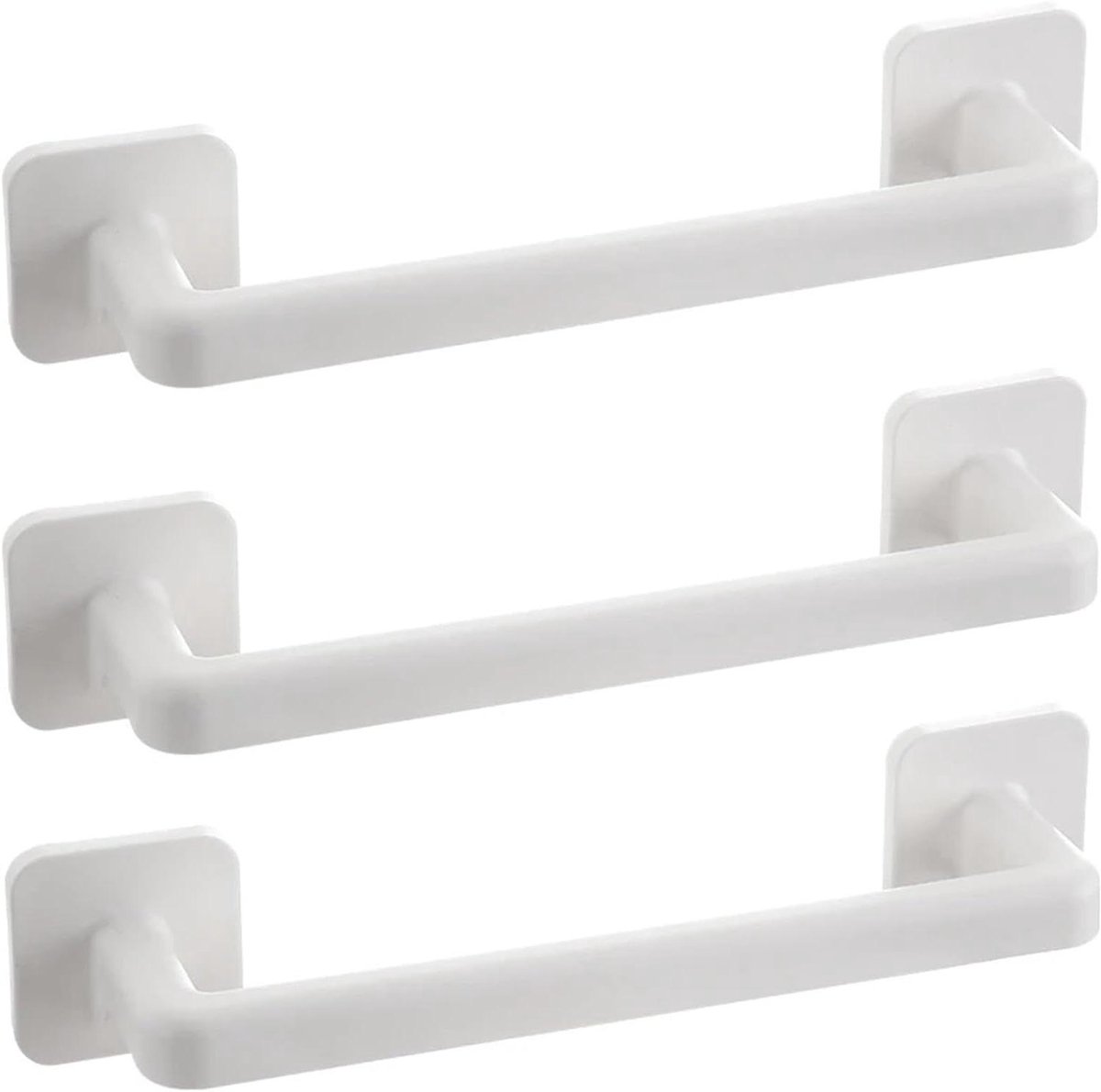 Schoenenrek Set - Schoenenhouder Organizer - Ruimte Besparen - Wandmontage - 3 Stuks - Wit