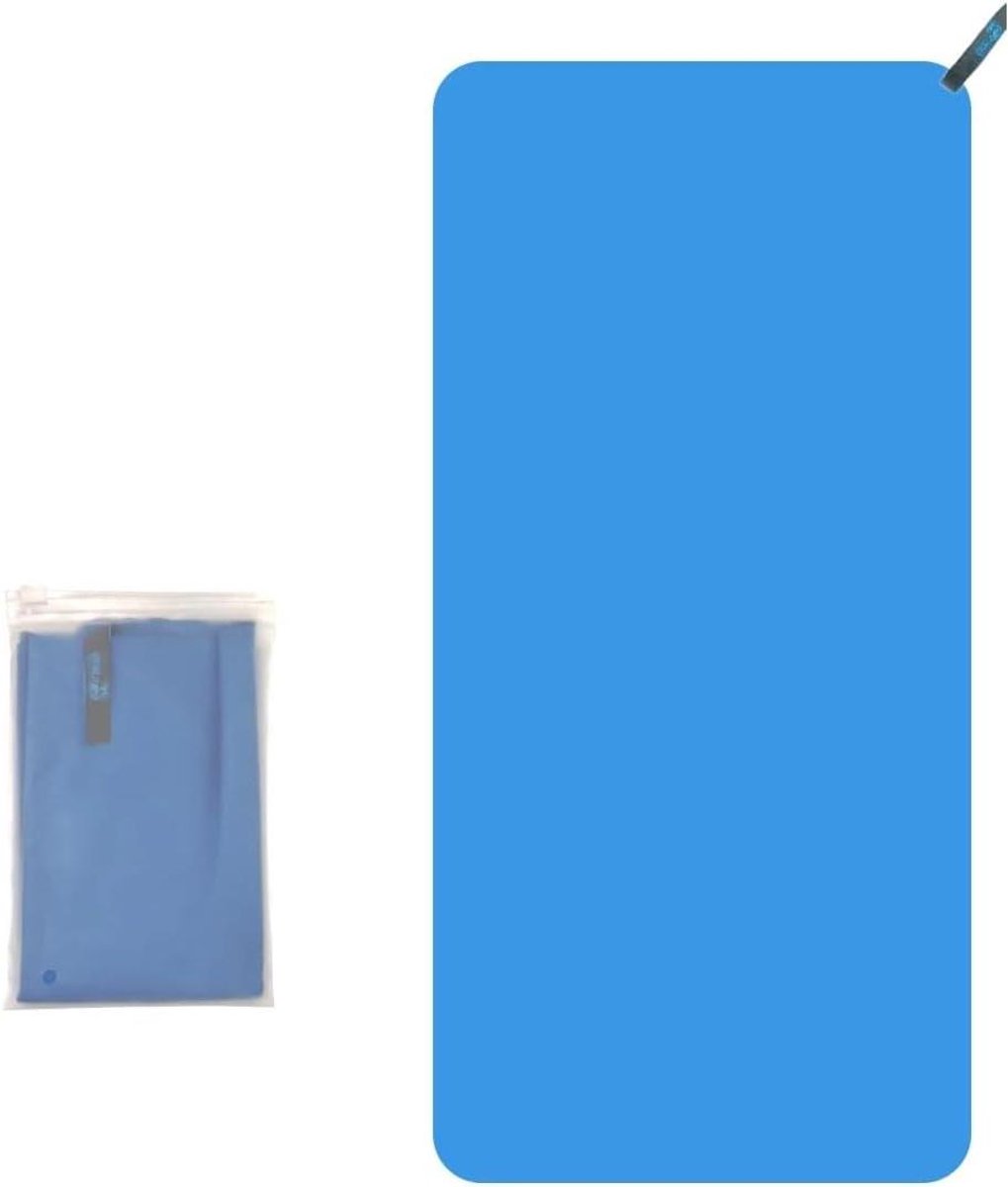 Microvezel Sporthanddoek - Reis Handdoek - Sport Kamperen Strand - Sneldrogend Absorberend - 30 x 60 cm - Blauw