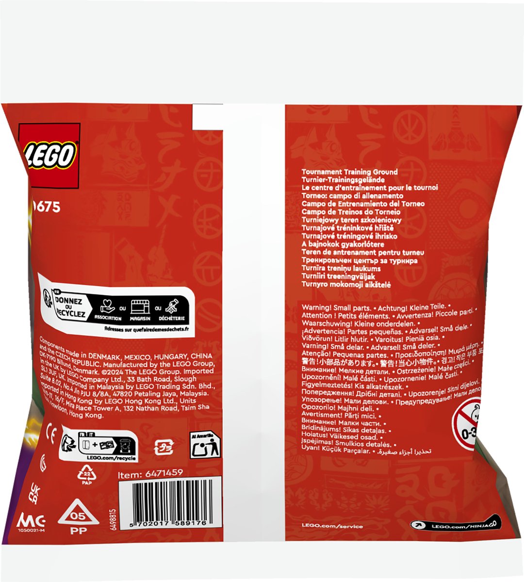 LEGO Ninjago - Toernooi trainingsveld Constructiespeelgoed thumbnail 3