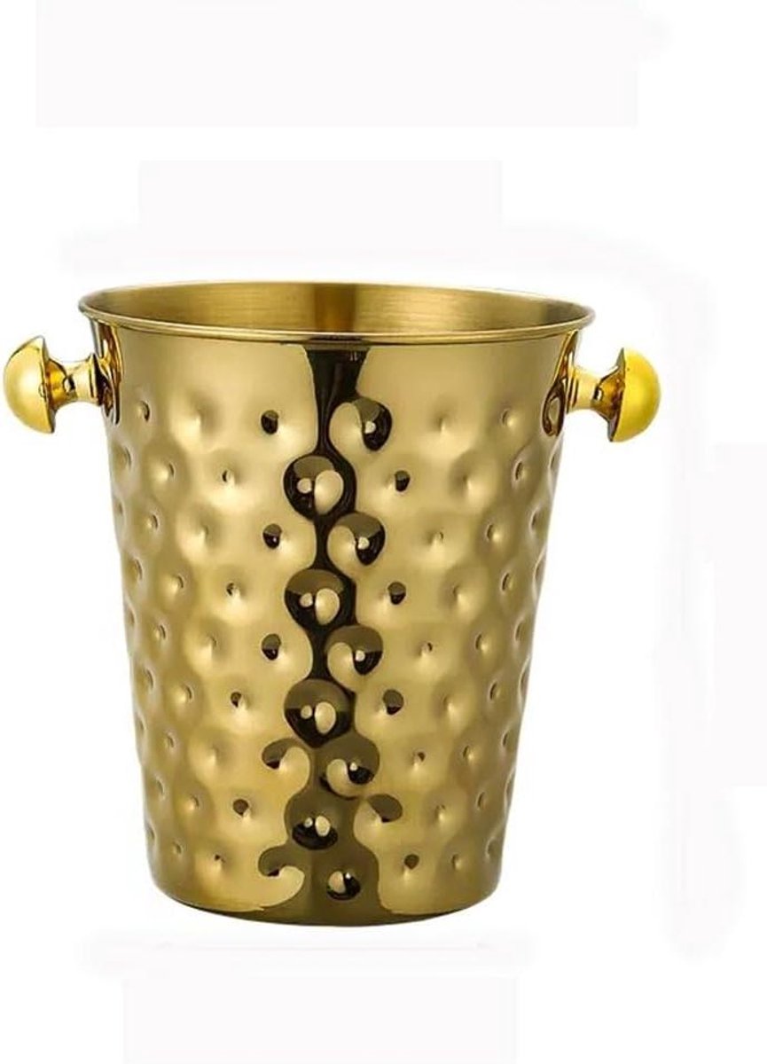 IJsemmer Champagne - Drankkoeler - Dranken Koelen - Roestvrij Staal - 19.7 cm - Zilver