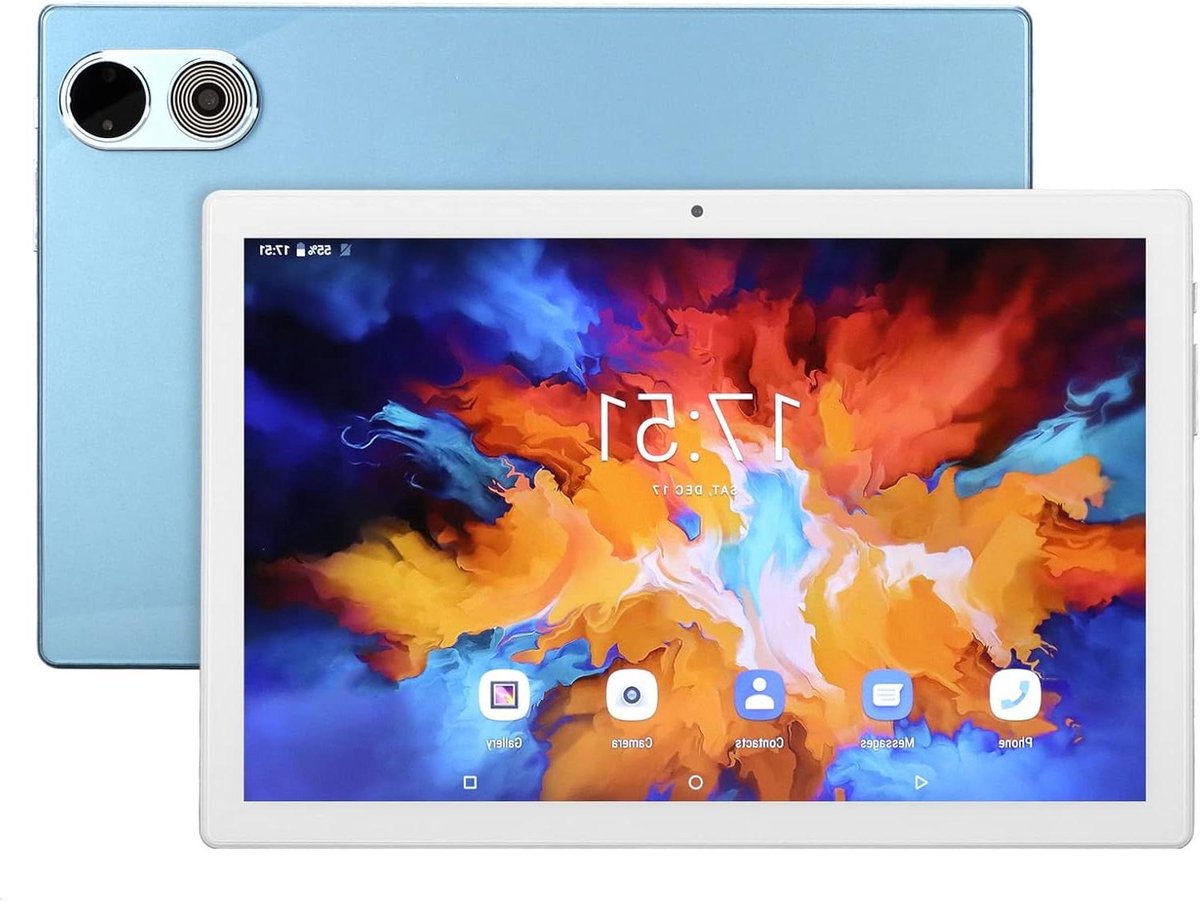 Android Tablet - Octa Core - Films Kijken - 10.1 Inch HD Scherm - 8GB RAM 128GB - Blauw