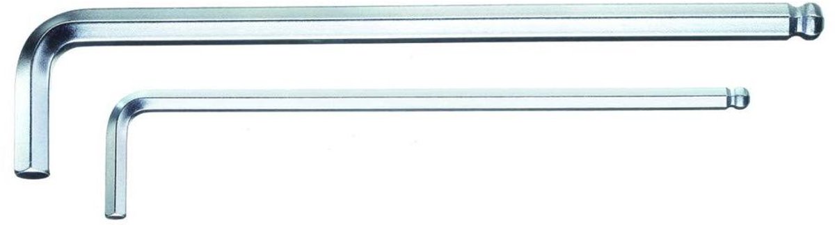 Haakse Schroevendraaier - Inbussleutel Lang - Klus Klaren - Precisie Balhoofd - 7 mm - Zilver