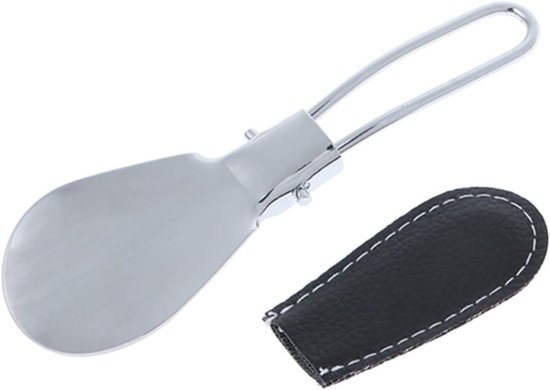 Opvouwbare Schoenlepel - Hulpmiddel Schoenen - Gemakkelijk Schoenen - Duurzaam Metaal - 125 cm - Zwart — afbeelding 5