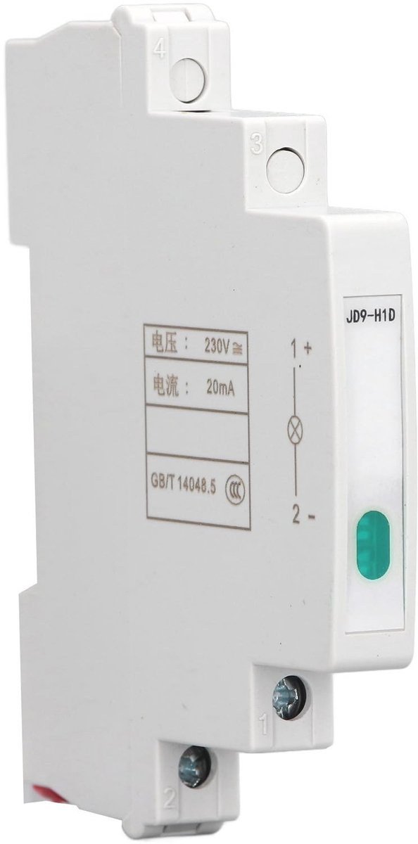 aladdien - LED-indicator - DIN-railmontage - Veiligheidsindicatie - Groente - Energiezuinig - Voor verdeelkasten en CNC-draaibanken - 230V AC DC