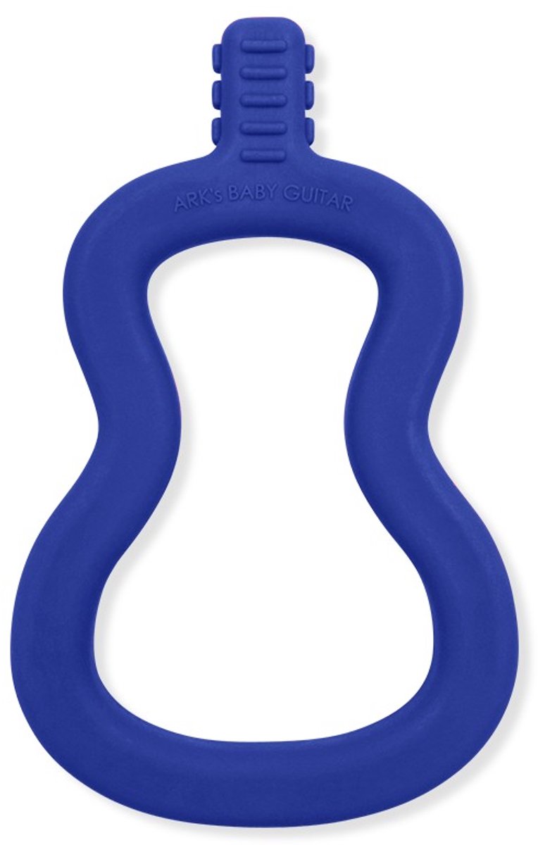 ARK Therapeutic baby gitaar speelgoed donkerblauw zacht kunststof.