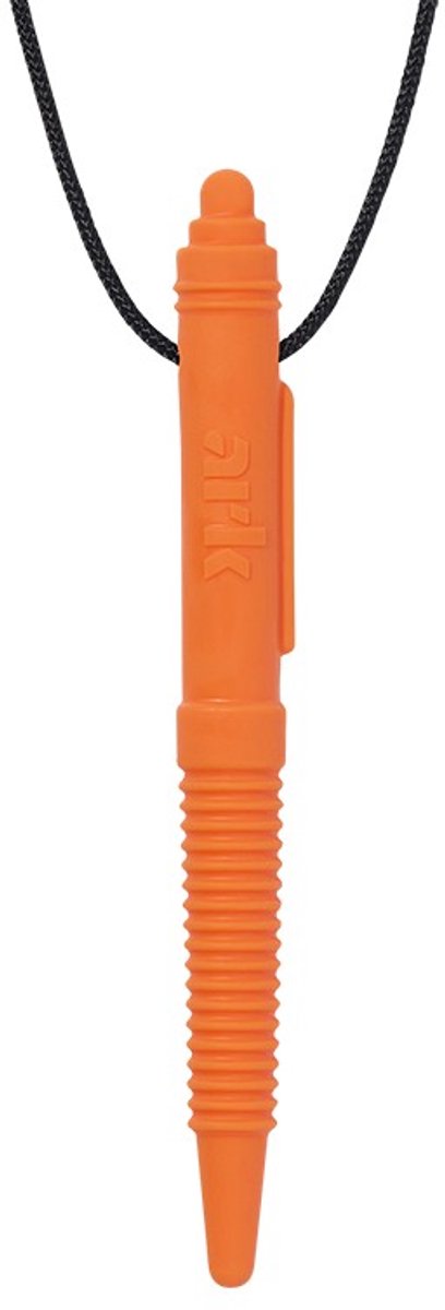 ARK Therapeutic kauwketting pen sensorisch speelgoed oranje XXT stevig.
