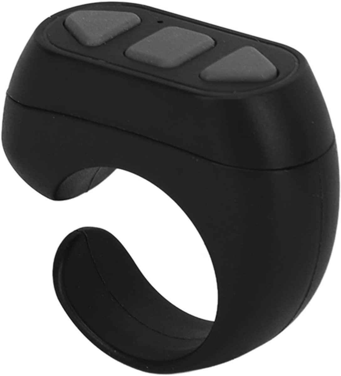 aladdien - TikTok Afstandsbediening - Bluetooth Ringklikker - Voor Selfies en Presentaties - Zwart - Remote Shutter - Geschikt voor iOS en Android -..