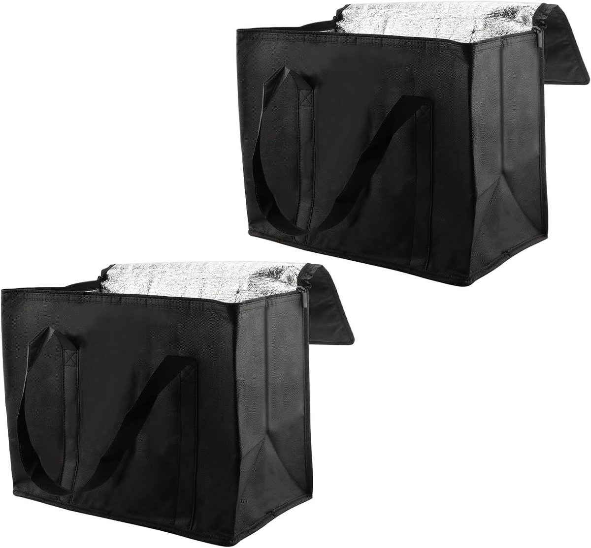Koel- en Isolatie Tas Set van 2 Stuks, 30 Liter, Ideaal voor Voedselbezorging, Kamperen en Picknicken