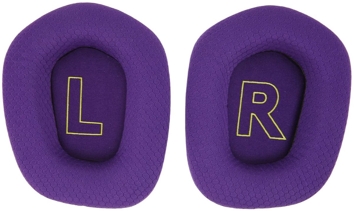 aladdien - G733-oordopjes - Vervangende Gamingheadset - Ademend - Purper - Oorkussenhoes - Geschikt voor Logitech G733 - 2 x Oordopjes