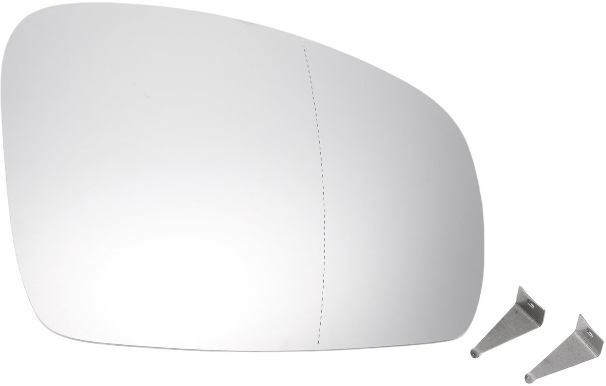 aladdien - Deur Spiegelsglas Vervanging - Asferisch - Echt glas - Niet-verwarmd - Geschikt voor Skoda Fabia en Roomster - 2007-2014