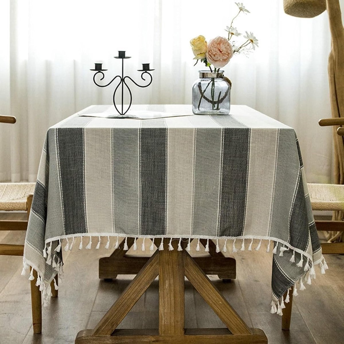 Tafelkleed Rechthoekig - Olie-effect - Eettafel Decoratie - Waterafstotend - 110 x 170 cm - Roze