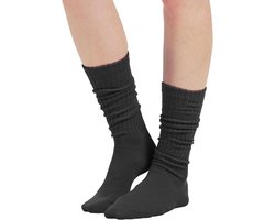 Nanxson 3 Pairs Women's Stacked Socks Soft Knit Knee High Tube Slouchy Stockings Breathable Thigh High Long Boot Cosy Winter Thermal Socks