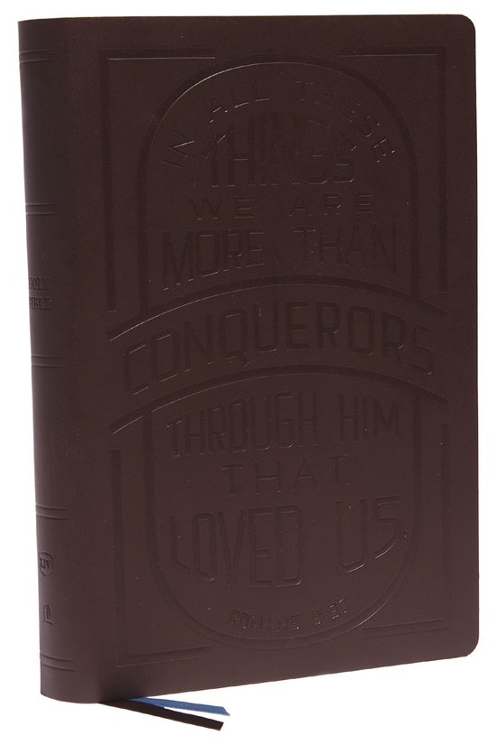 KJV Holy Bible: Large Print with 53,000 Cross References, Br ... - cover