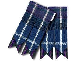 Hamilton Kilts Men's Kilt Hose Flashes with Garter Highland Dress