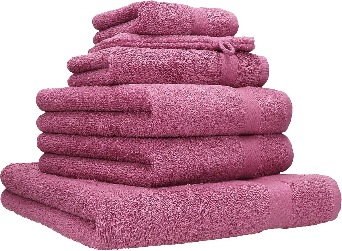 Betz 6-piece towel set premium 100% cotton 1 bath towel 2 towels 1 guest towel 1 washcloth