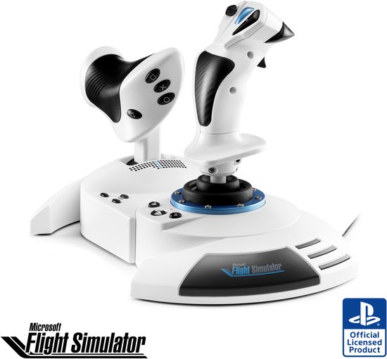 Thrustmaster T.Flight Hotas 5 Microsoft Flight Simulator Edition - Officieel Gelicentieerde Microsoft Flight Simulator - Flightstick en Throttle - Simulatiecontroller voor PS5, PS4, PC