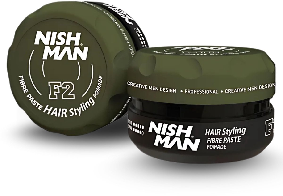 Nish Man Fibre Paste Hair Styling Pomade F2 - 100ml