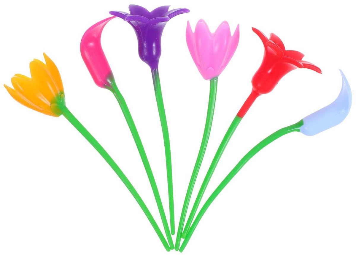 ONF3 - Wijnglazen bedels - Silicone glas marker - Bloemvormig - 6 stuks - Party accessoires - Feestdecoratie - Gunstige leveringen