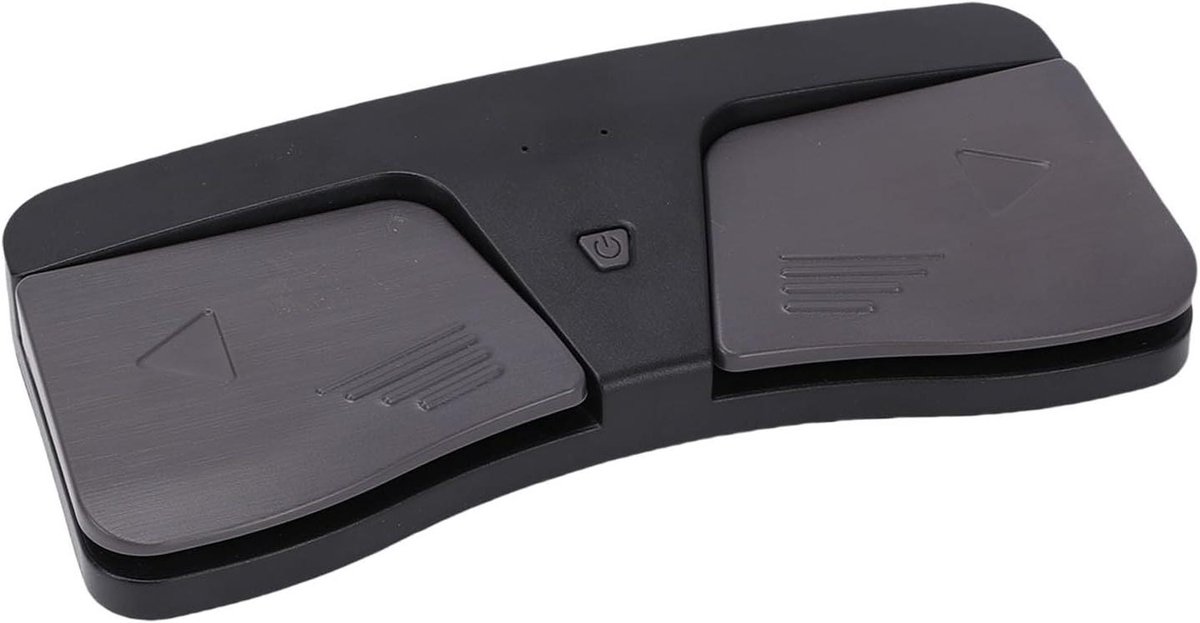 Draadloos Voetpedaal - Bluetooth Controller - Muziek Bedienen - Stille Paginawissels - 21 cm - Zwart