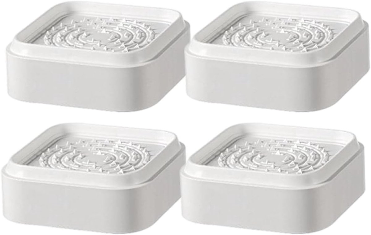 Meubelverhogers - Poten lifters - Extra opbergruimte - Stapelbaar en flexibel - 4 stuks - Zwart