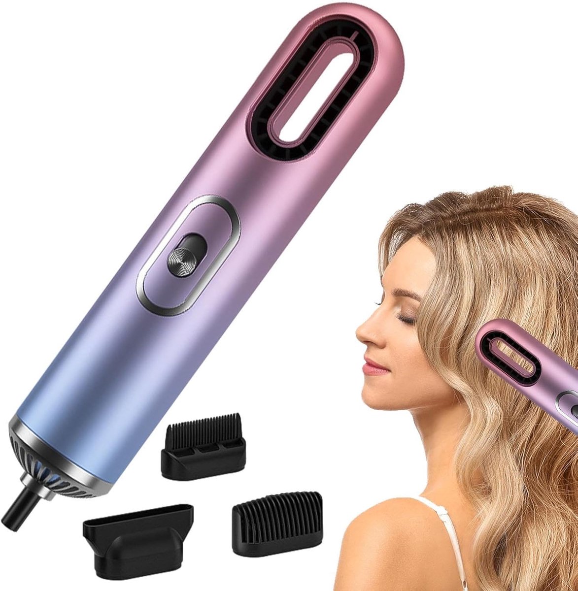 Föhnborstel - Heteluchtstyler - Haar Stylen - Antikroes Technologie - 265 cm - Wit