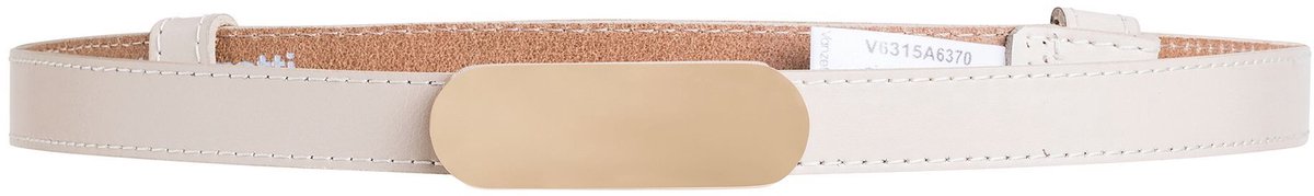 Vanzetti Leren riem 20mm Leather Belt W95 Cream crème