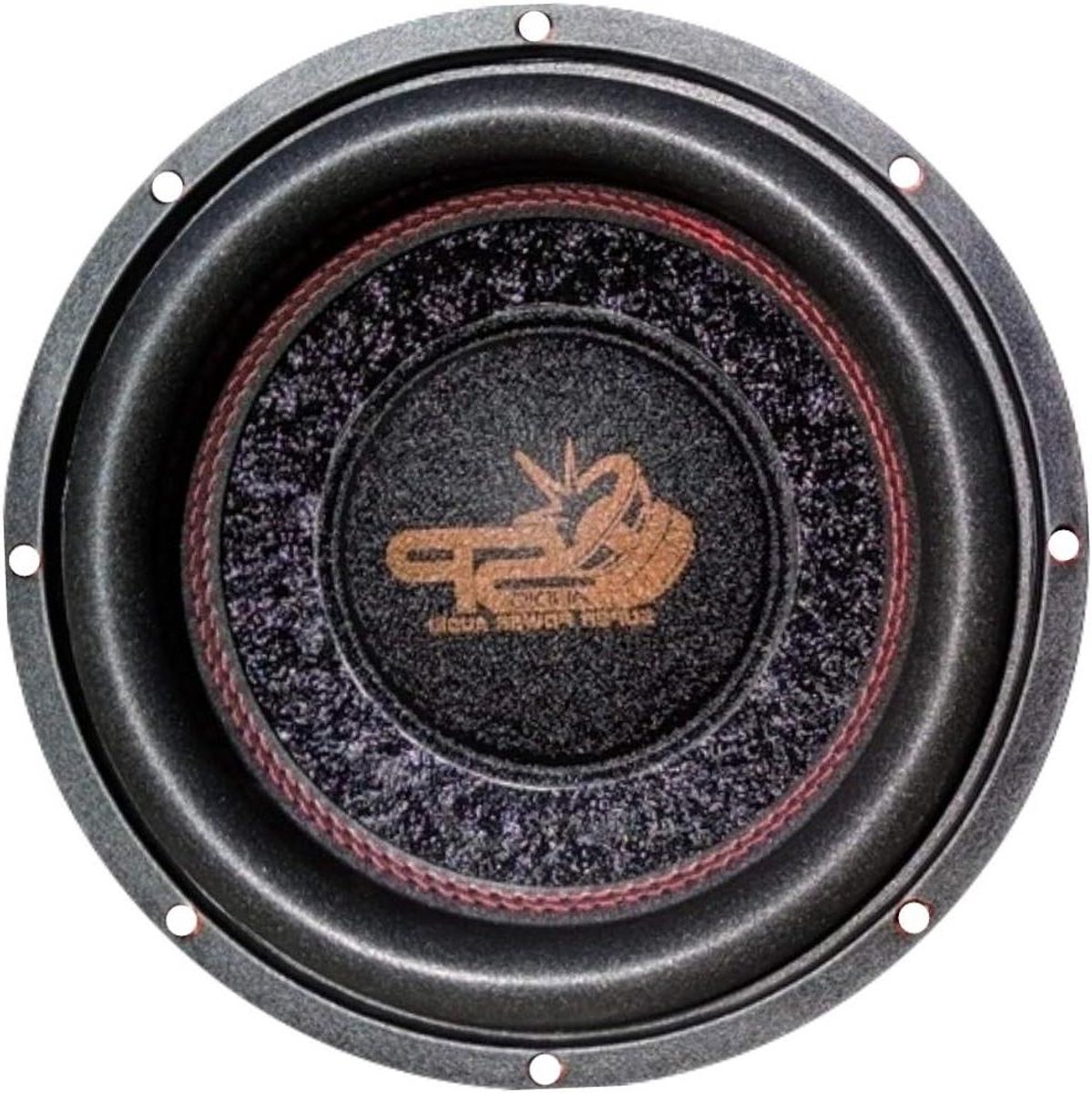 Subwoofer - Auto speaker - Muziek luisteren - Dubbele spoel - 25 cm - Oranje