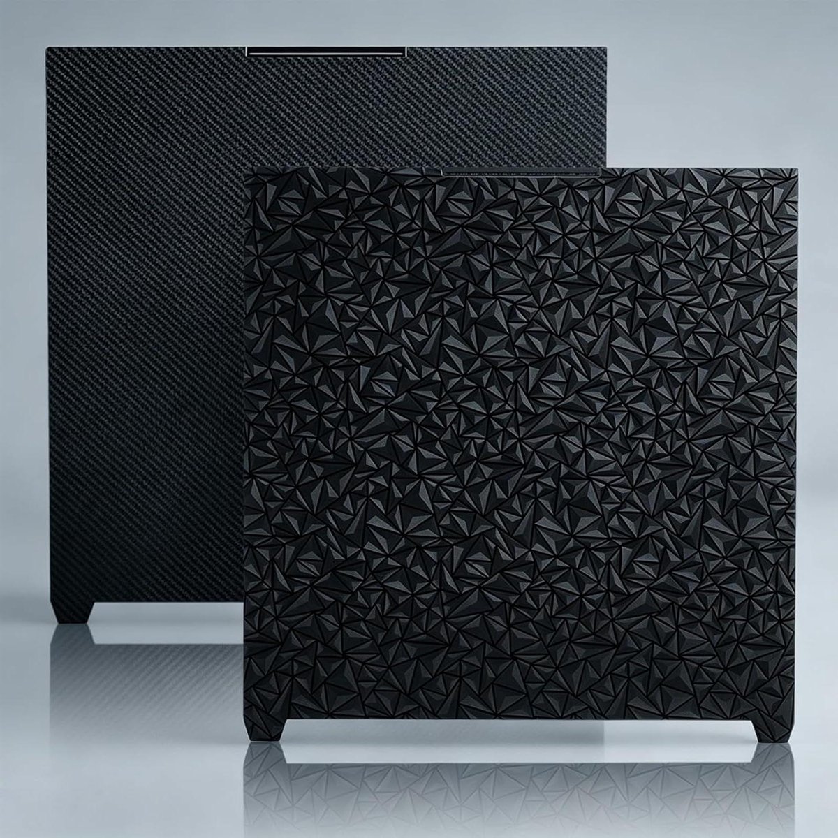 Textuur Printplaat - Verenstaal Plaat - 3D Printen - Dubbelzijdig Gebruik - 370 x 370 mm - Zwart