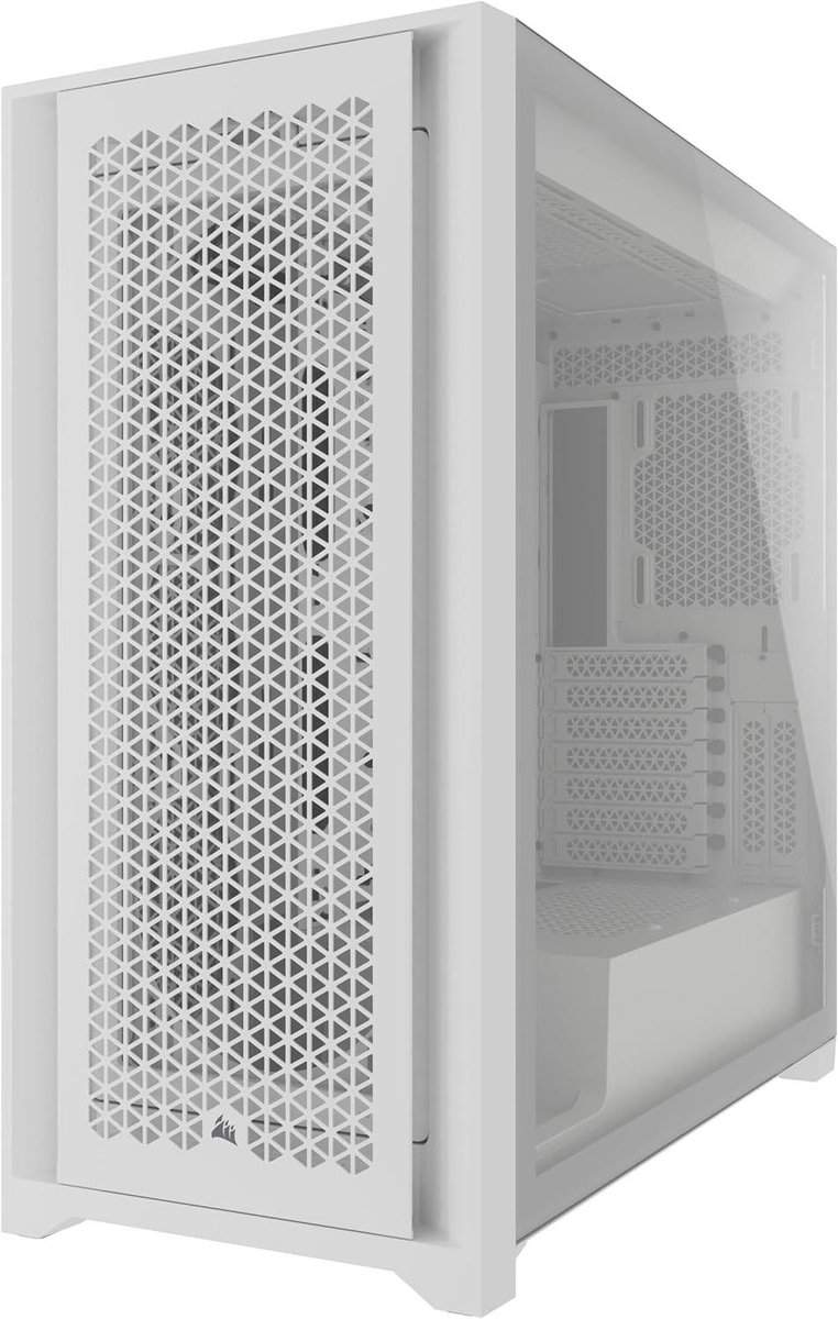 Computer Behuizing - Mid Tower - PC Bouwen - Hoge Luchtstroom - Ruim Interieur - Wit