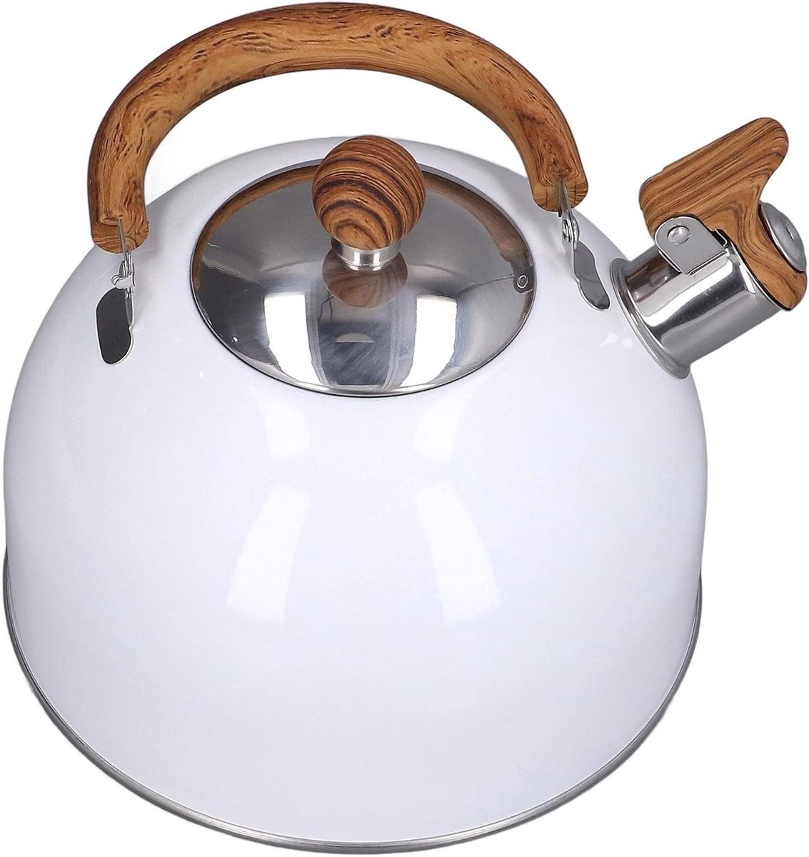 Fluitketel - Waterketel - Snel Water Koken - Grote Capaciteit - 25 Liter - Wit