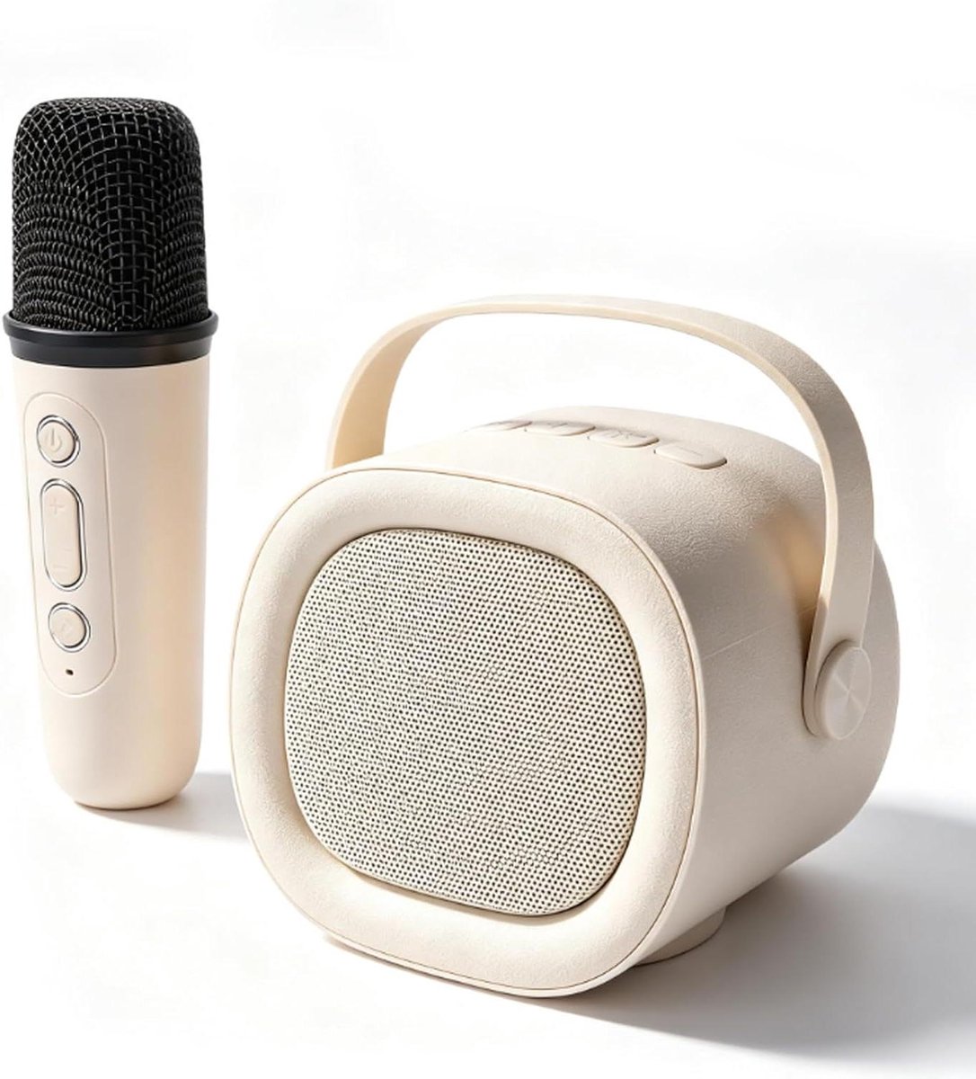 Karaoke machine - Draagbare speaker - Feestjes organiseren - Met draadloze microfoon - Compact formaat - Zwart