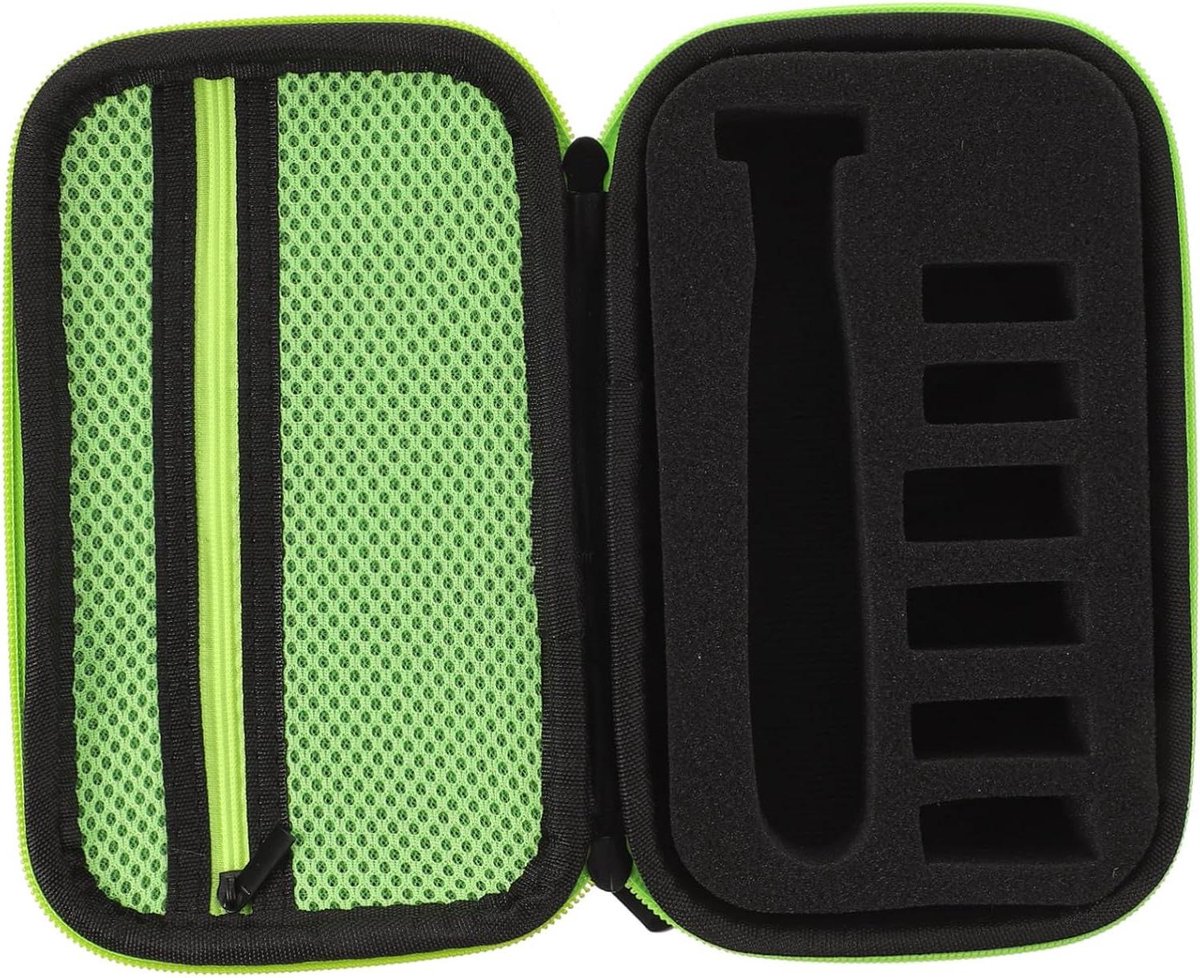 Scheerapparaat Hoes - Reis Etui - Veilig Opbergen - Hard EVA Materiaal - 18.6 x 11 x 4.2 cm - Zwart