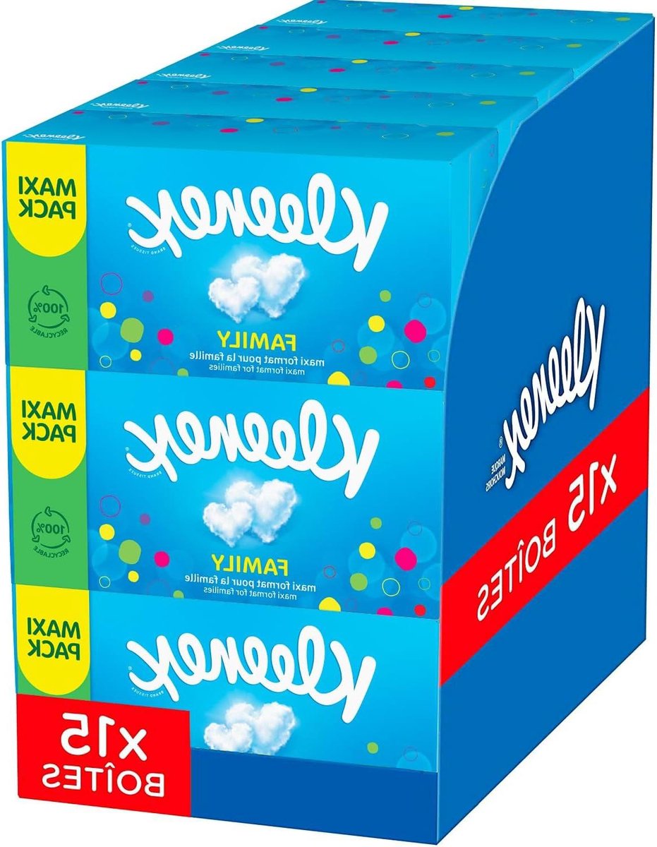 Zakdoeken Maxi-pack - Papieren zakjes - Dagelijkse Hygiëne - FSC Gecertificeerd - 15 x 128 zakdoeken - Wit