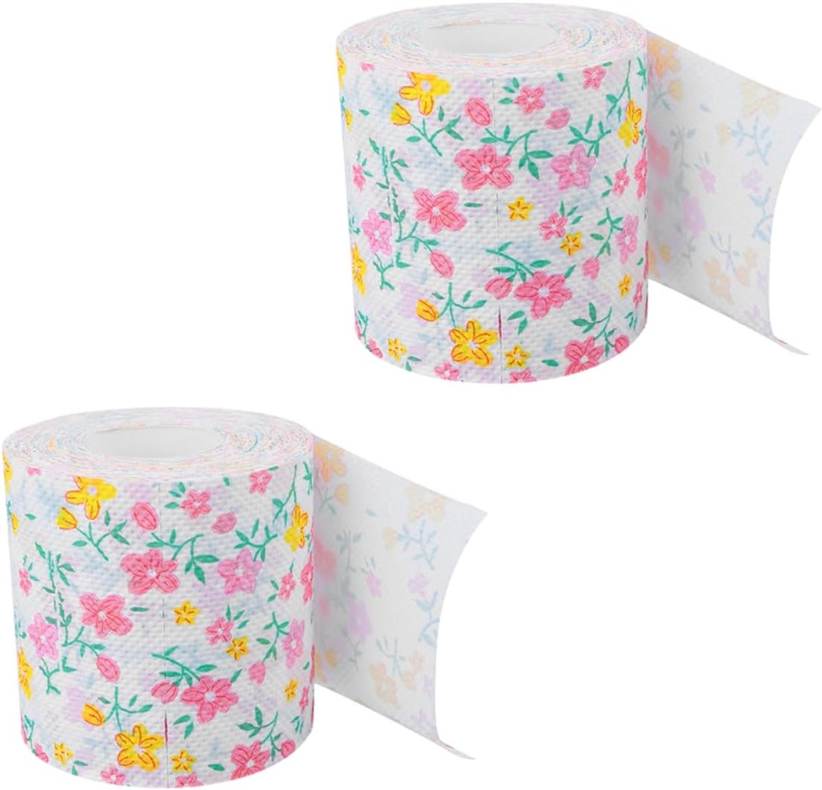 Toiletpapier Rollen - Decoratief Papier - Dagelijks Gebruik - Unieke Bloemenprint - 105 x 10 cm