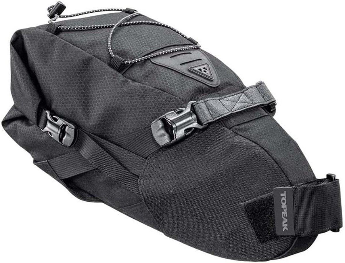 Fietstas Zadel - Bikepacking Tas - Lange Fietstochten - Waterafstotend Materiaal - 15 Liter - Zwart