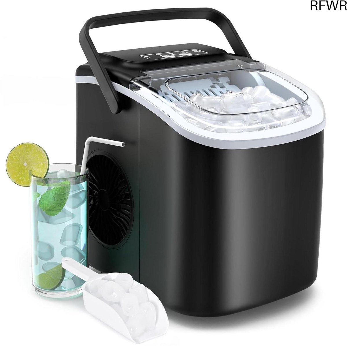 Ijsblokjesmachine - Ijsblokjesmaker - Zelfreiningsfunctie - Huisbar