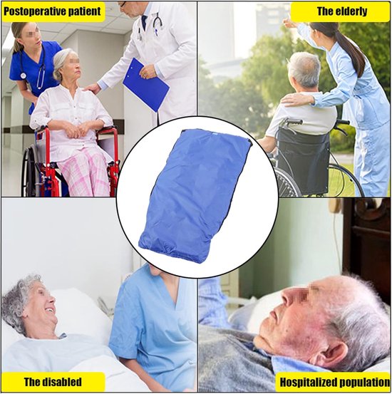Rolstoeldeken Winter - Voetenzak Volwassenen - Warm Blijven - Waterdicht Pluche Gevoerd - Universele Pasvorm - Blauw — afbeelding 4