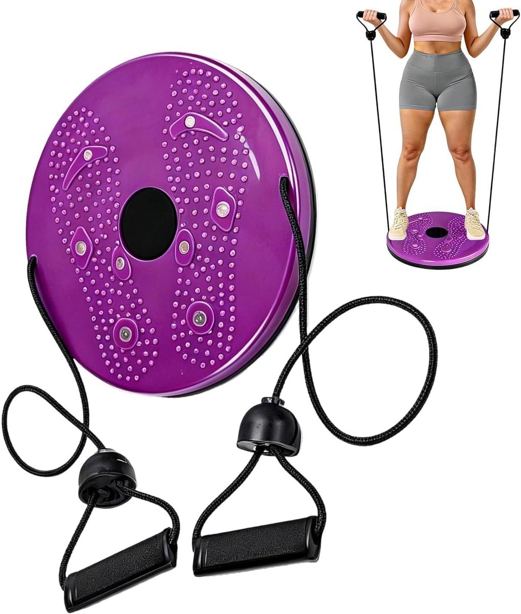 Twist Fitnessapparaat - Taille Trainer - Figuur Vorming - Zachte Rotatiebeweging - 25 cm Diameter - Enkele Attribuut