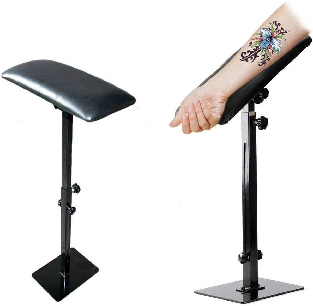 Verstelbare Tattoo Armsteun voor Arm en Been - Ideaal voor Tattoo Artists en Klanten, Zwart