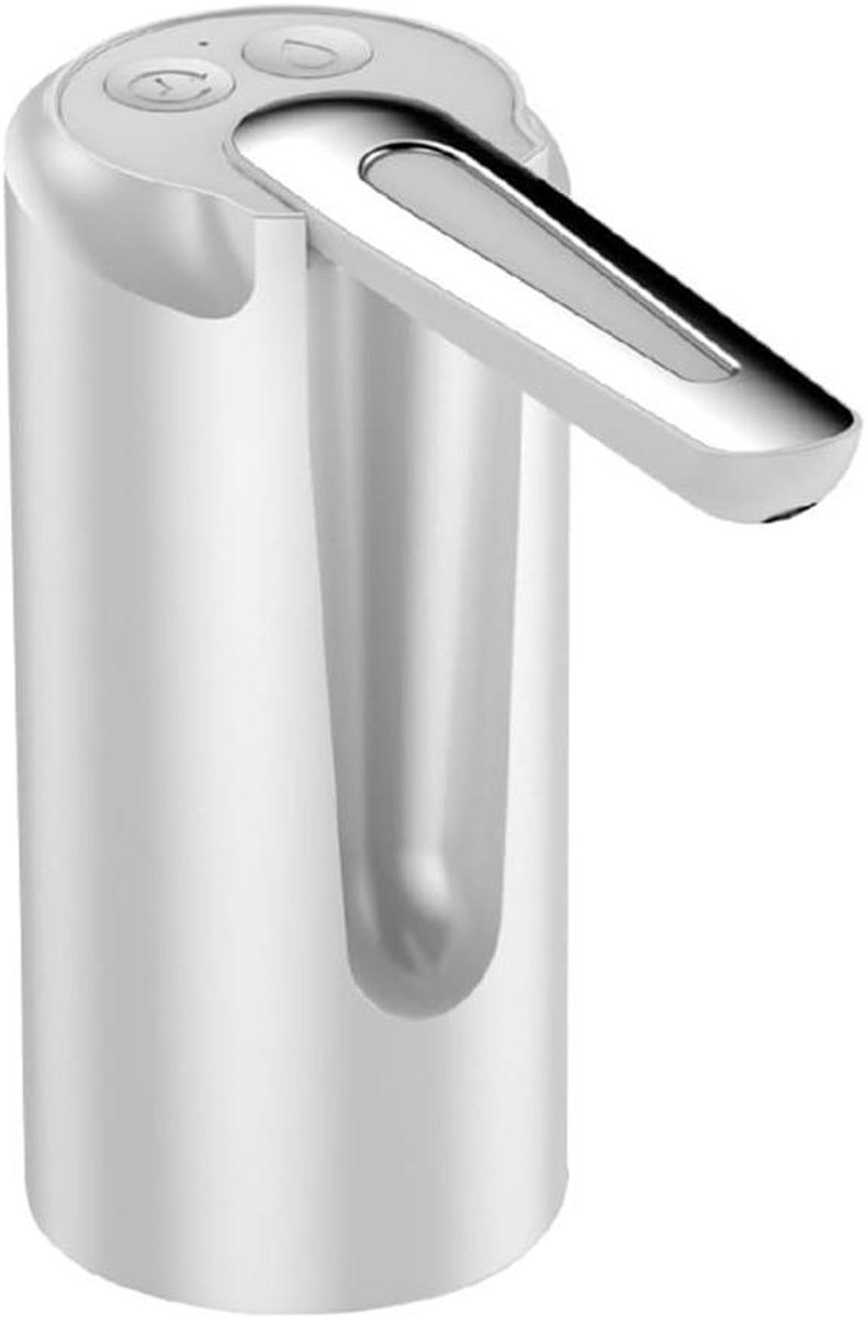 Elektrische Waterpomp - Flessen Dispenser - Gemakkelijk Water Tappen - Draagbaar Opvouwbaar - Universeel - Wit