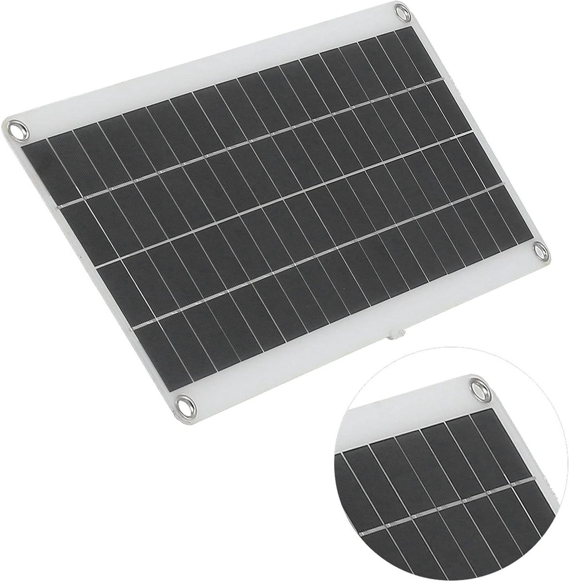 Zonnepaneel - Draagbare Charger - Mobiel Opladen - Waterdicht IP65 - 46x21cm - Zwart