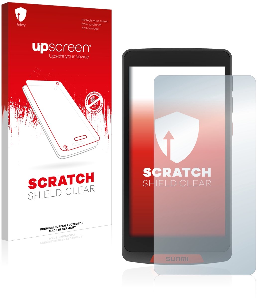 upscreen - Screenprotector voor Sunmi M2 - Folie Beschermfolie transparant