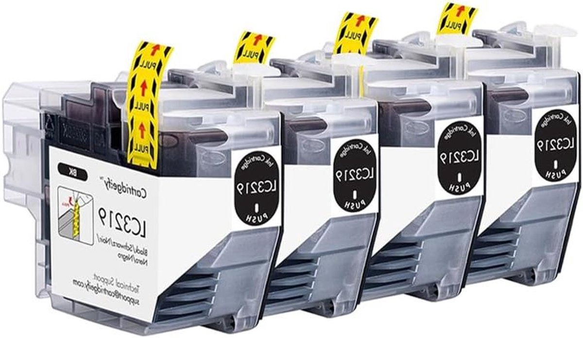 Inkt Cartridges - Navulling Printer - Thuiswerk Documenten - XL Capaciteit - 4 Stuks - Zwart