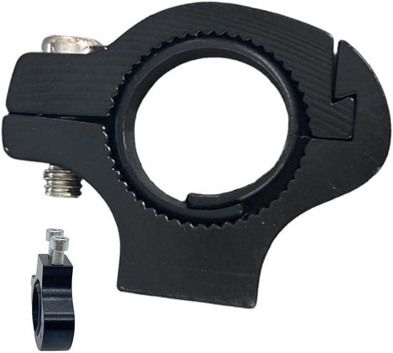 Bidonhouder Adapter - Stuurhouder Fiets - Fles Meenemen - Robuust Metaal - 22mm Stuur - Zwart — afbeelding 5
