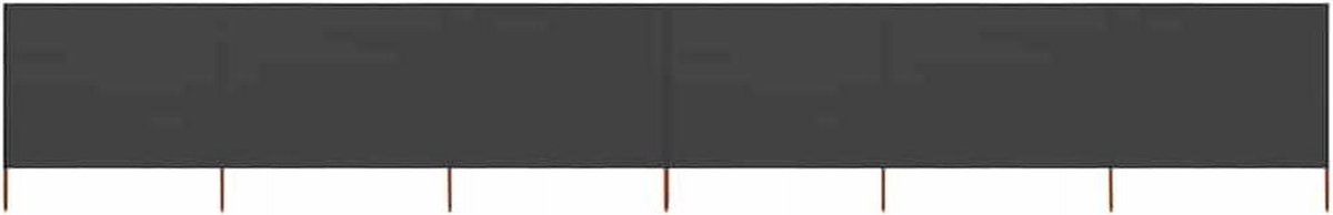 Strand Windscherm - Windscherm Tuin - Bescherming tegen wind - Opvouwbaar met 6 panelen - 800 x 160 cm - Antracietgrijs