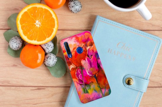 Protection Housse pour Honor 20 Lite Coque Téléphone Tulipes