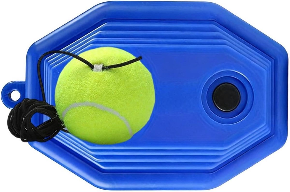 Tennistrainingswand - Bal trainer - Vaardigheden verbeteren - Elastische bal - 21 cm - Diamant