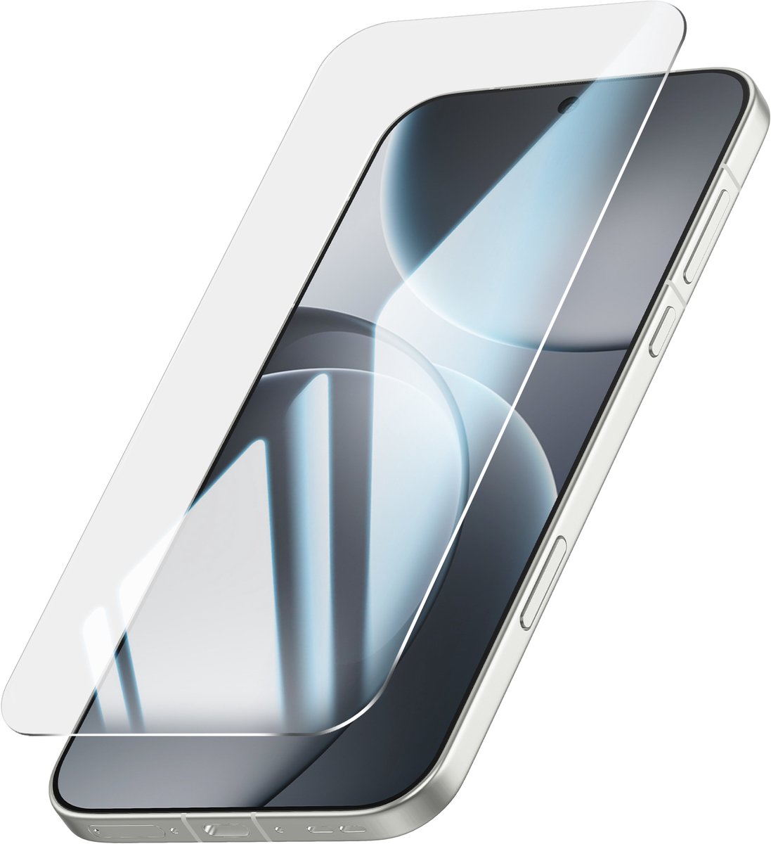 Avizar Screenprotector Geschikt voor Oppo X9 Pro Gehard Glas 9H 2.5D, Transparant