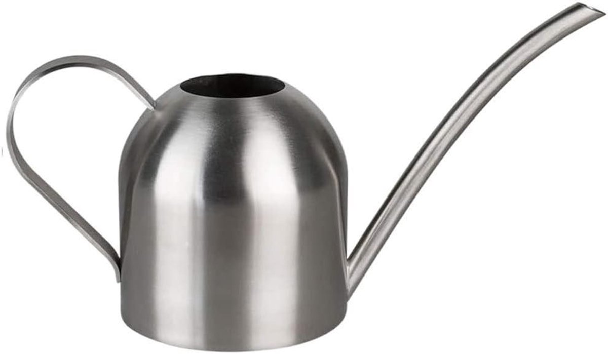 Roestvrijstalen Gieter - Waterfles Plant - Planten Water Geven - Lange Dunne Uitloop - 450 ml - Blauw Zilver